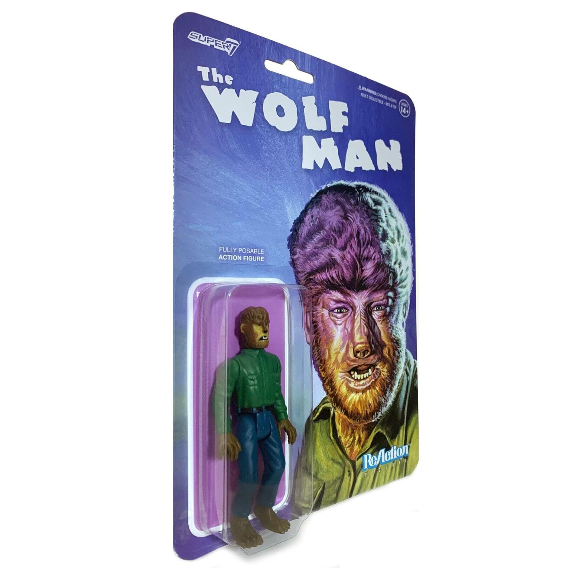 Amazon.com: Super7 Universal Monsters The Wolf Man 3.75 in